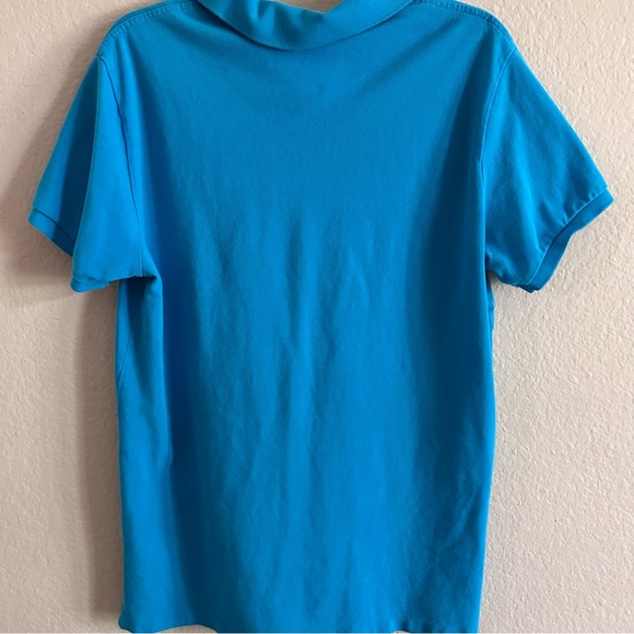 Polo by Ralph Lauren Men's Blue Polo Shirt - Picture 4 of 4